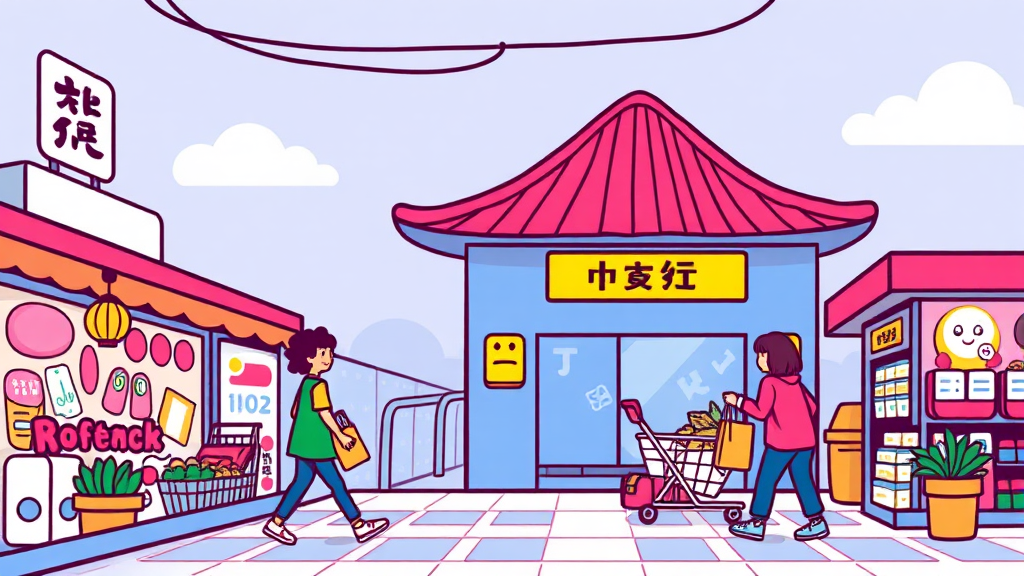 위챗 환급, 이렇게 이용하세요! (cartoon 스타일)