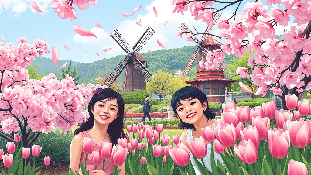 숨겨진 인생 사진 명소 (illustration 스타일)