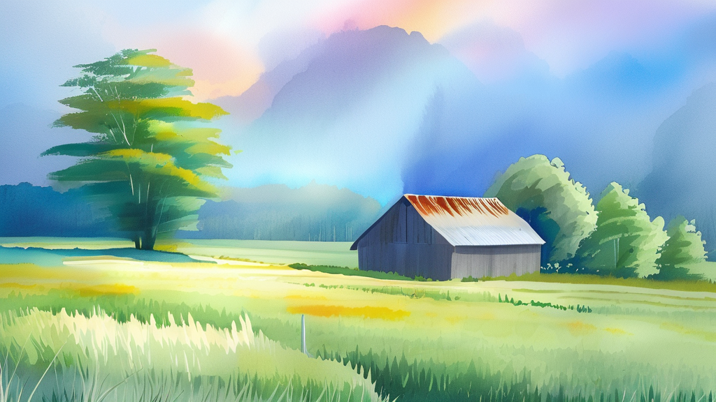 소상공인 지원금, 무엇을 도와주나요? (watercolor 스타일)