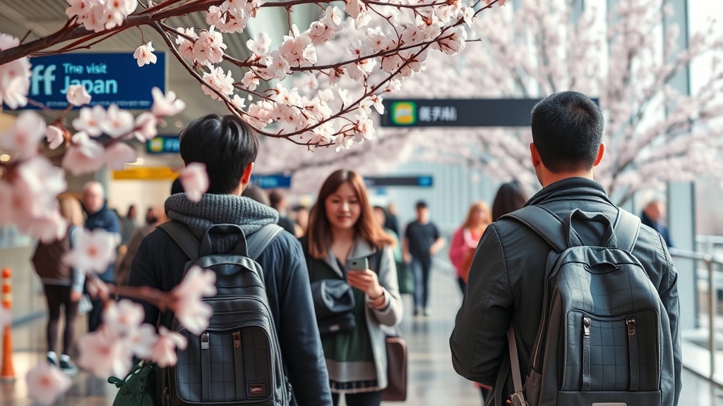 입국 심사 절차: 스마트하게 통과 (realistic 스타일)