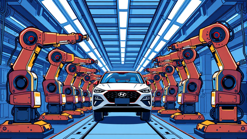 현대모비스 주요 사업은? (cartoon 스타일)