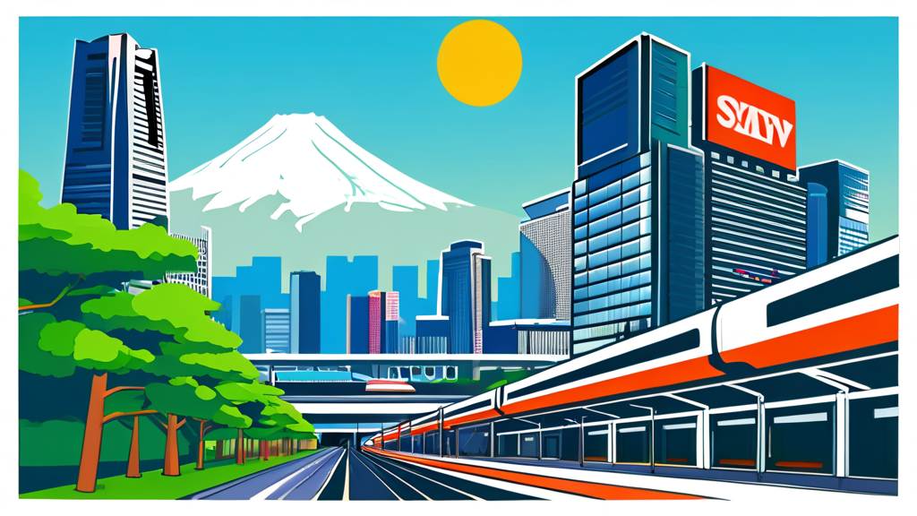 주요 거점에서의 접근 방법 (cartoon 스타일)