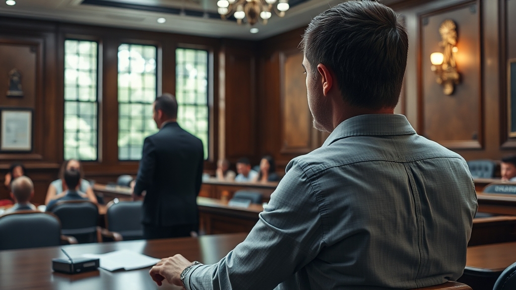 친자 확인 소송 절차 (realistic 스타일)