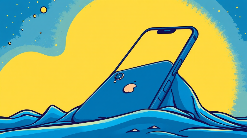 아이폰 16 성능 및 스펙 분석 (cartoon 스타일)