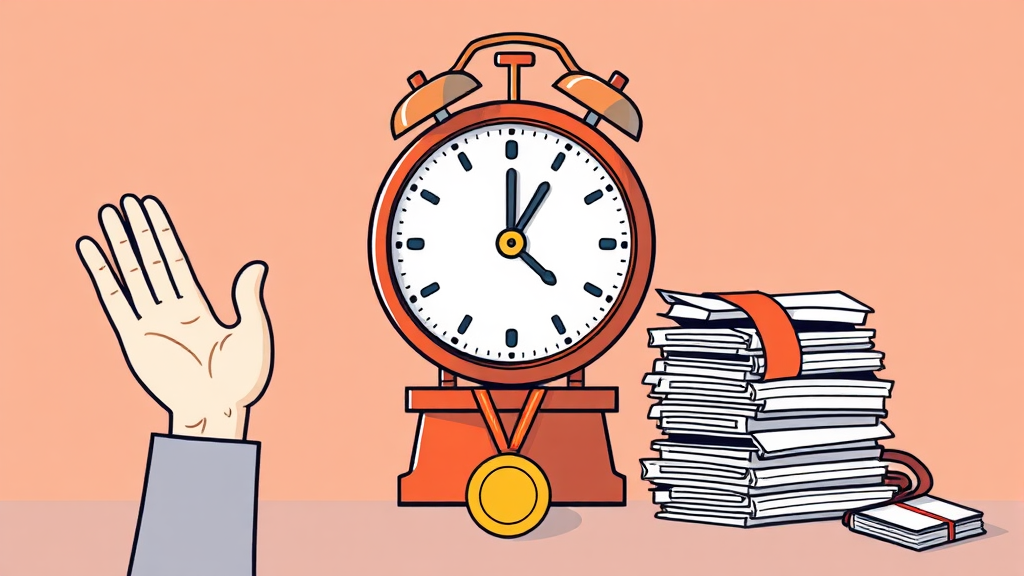 놓치지 마세요! 신청 기한 및 주의사항 (illustration 스타일)