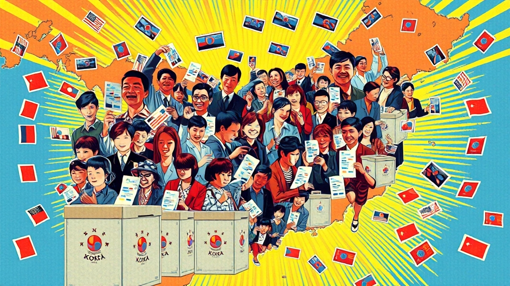 사전투표, 왜 중요할까요? (popart 스타일)