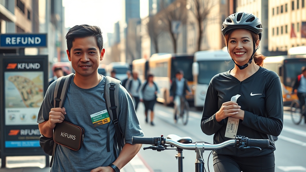 교통비 절약, 어떻게? (realistic 스타일)