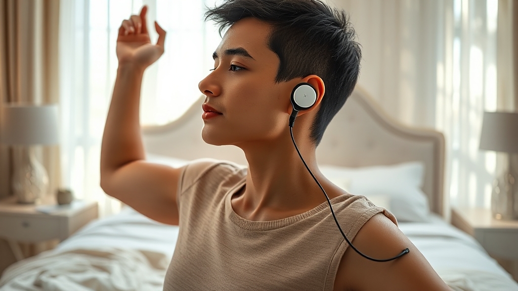 이명 완화 생활 습관 & 관리법 (realistic 스타일)