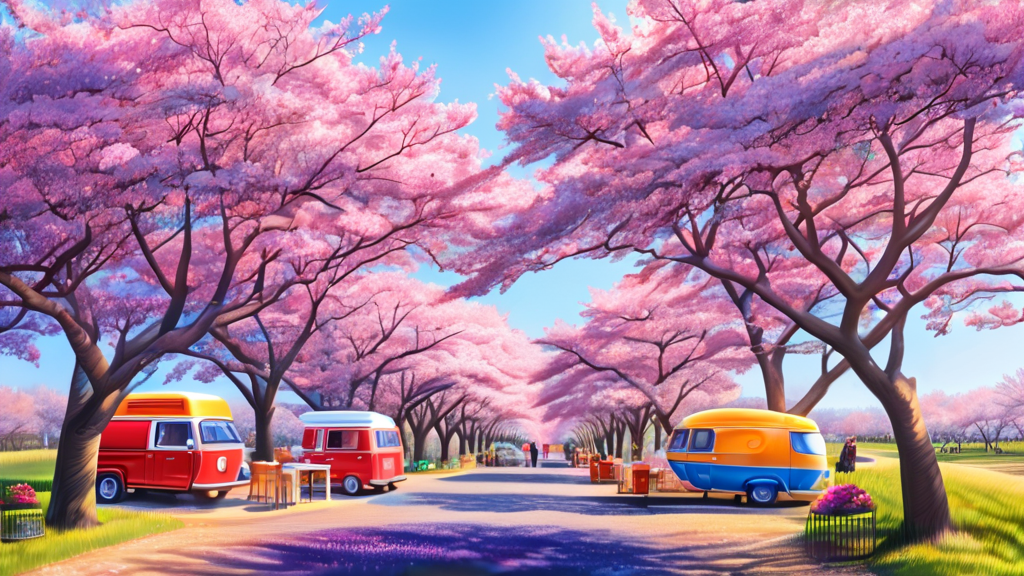 2026 김천 연화지 벚꽃축제 기본 정보 (realistic 스타일)