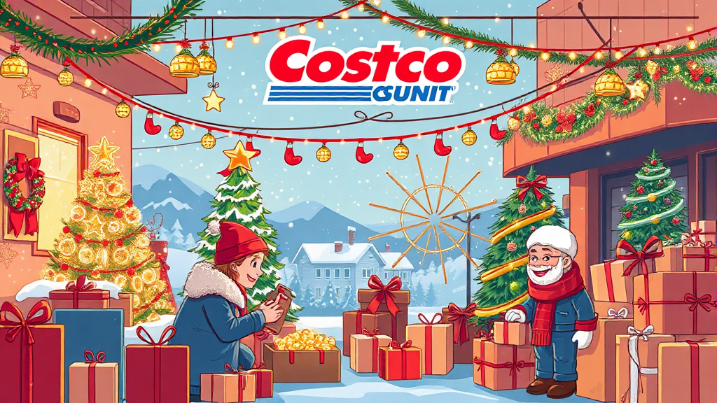 할인 기간 및 주요 품목 (illustration 스타일)