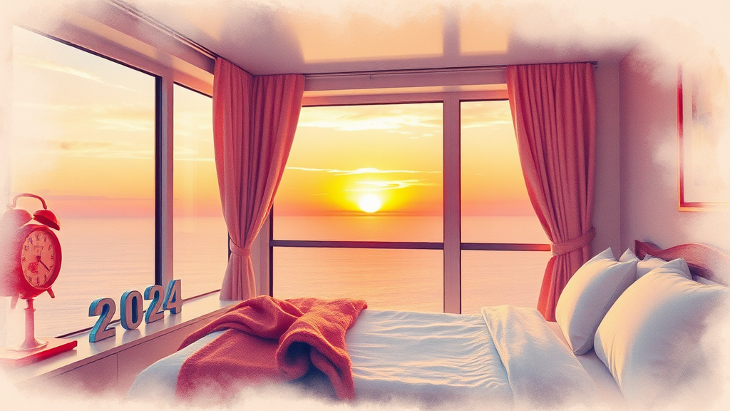 일출 여행 꿀팁 대방출 (watercolor 스타일)