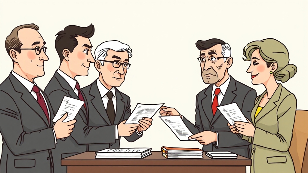 아그레망 절차: 대사 임명 과정 (cartoon 스타일)