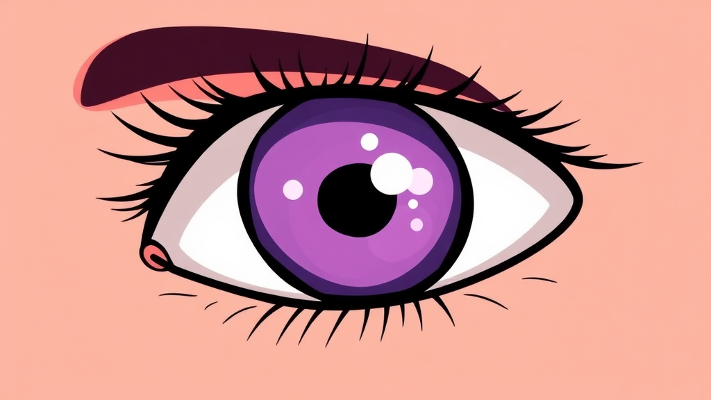 눈 건강 관리를 위한 추가 정보 (cartoon 스타일)