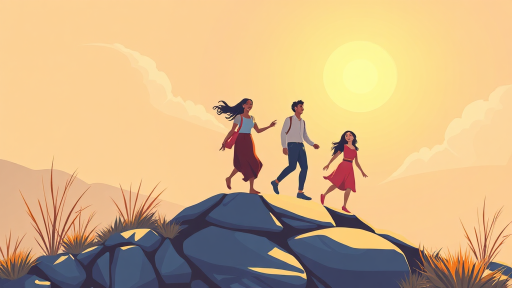 서민금융 이용 시 유의사항 (illustration 스타일)