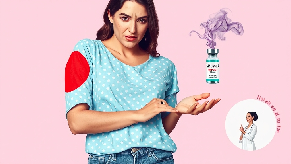 가다실9가 접종 전후, 주의할 점은? (popart 스타일)