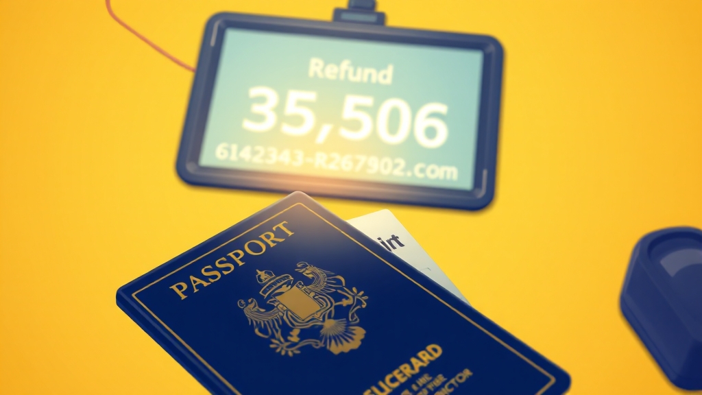 출국납부금 환급이란? (cartoon 스타일)