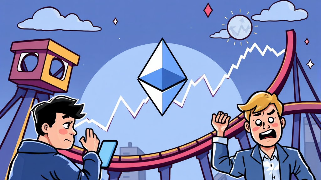 이더리움 현재 시세는? (cartoon 스타일)
