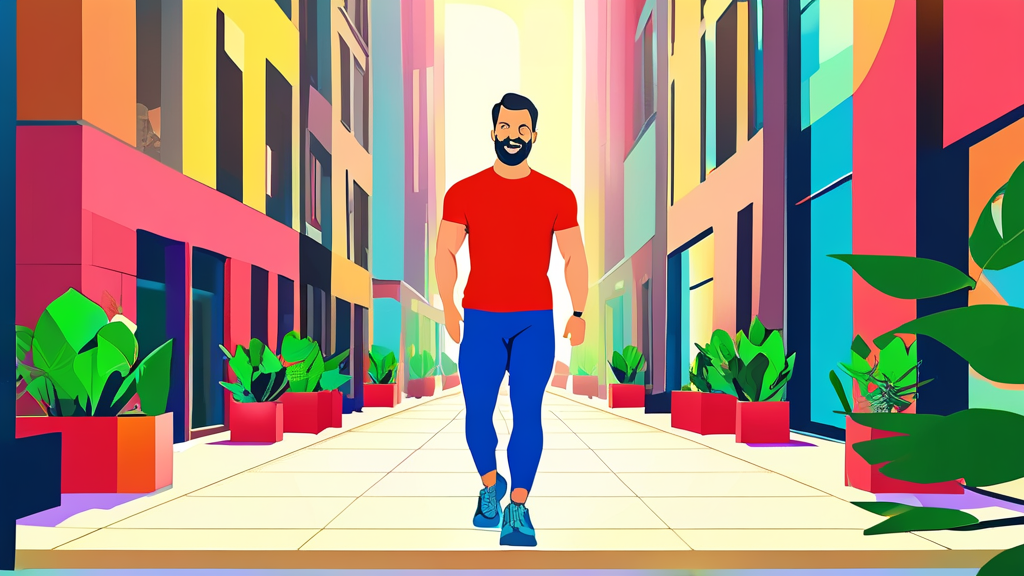 전립선 강화에 도움이 되는 운동법 (cartoon 스타일)