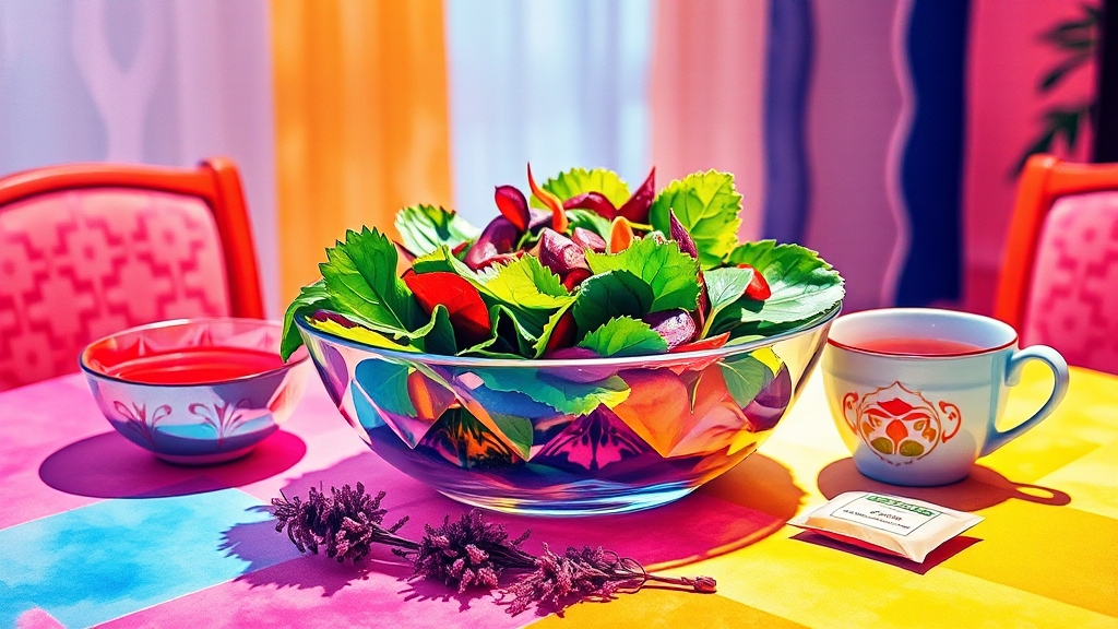 당귀잎, 어떻게 먹어야 좋을까? (popart 스타일)