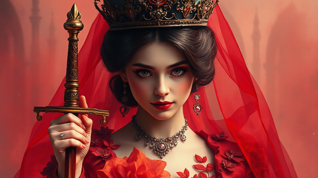 궁중 암투, 권력 쟁탈전 (watercolor 스타일)