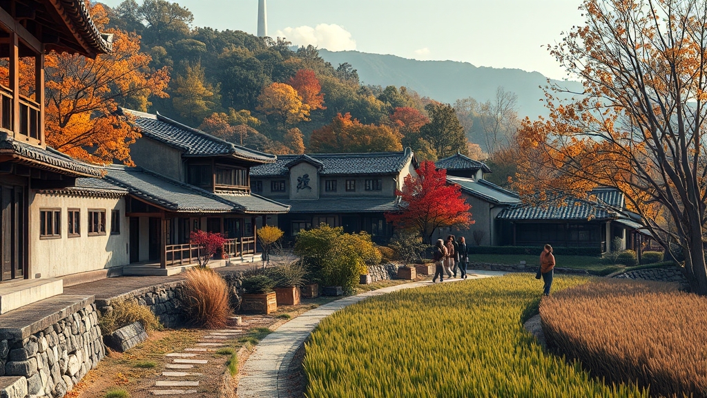 주변 관광 정보 (realistic 스타일)