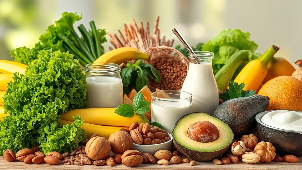 건강 기능별 추천 조합 (realistic 스타일)