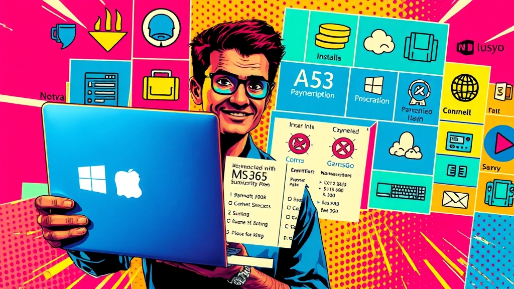 마이크로소프트 365 무료 체험부터 구독 해지까지 완벽 가이드 9 마무리 (popart 스타일)