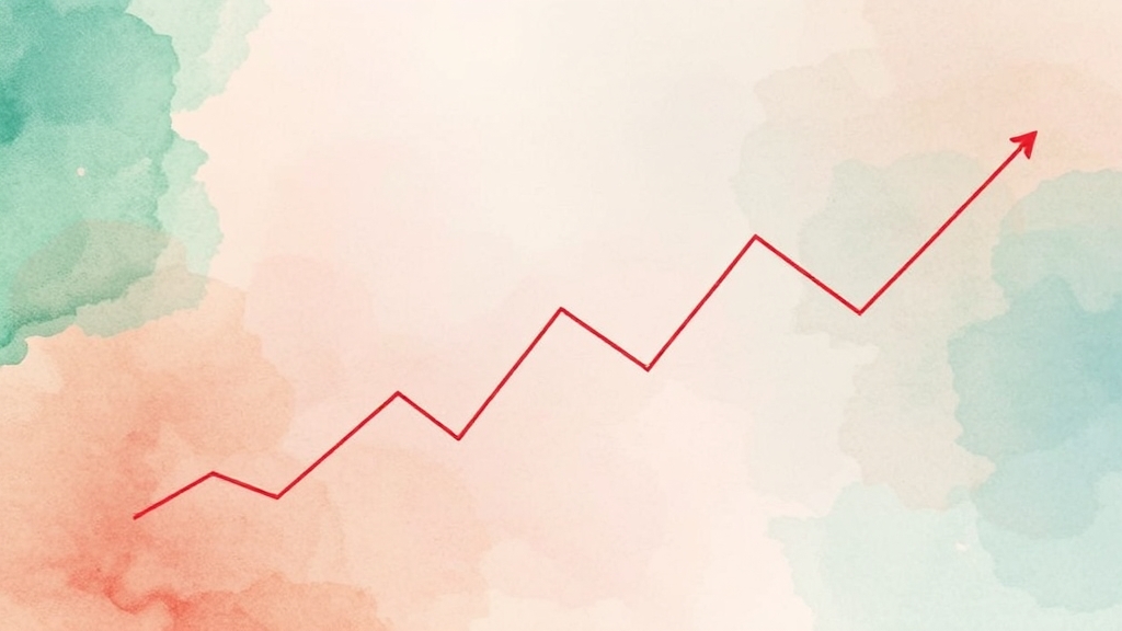 주가 급락, 왜? (watercolor 스타일)