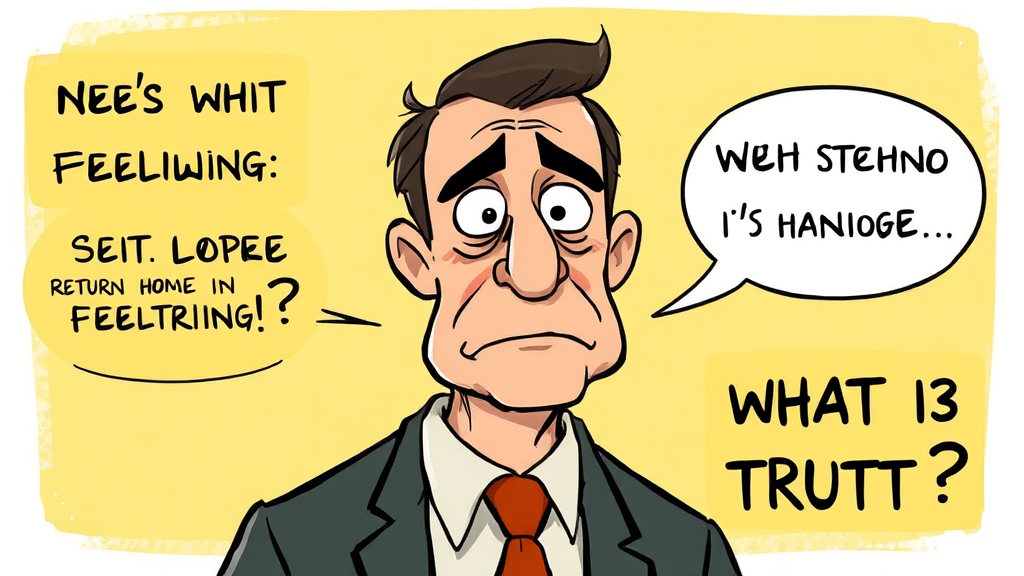 A씨의 해명, 진실일까? (cartoon 스타일)