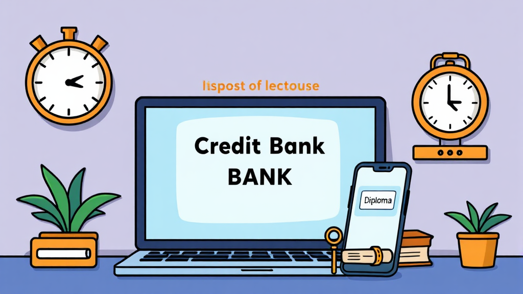 효율적인 학점 취득 전략 (cartoon 스타일)