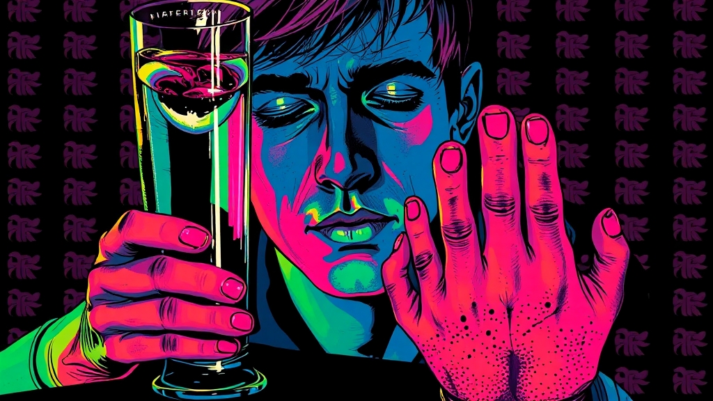 당뇨 초기 증상 특징 (popart 스타일)