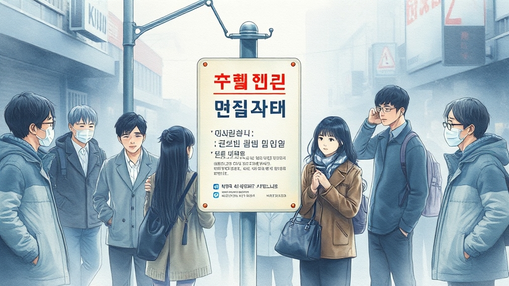 부정 사용 방지 및 단속 (watercolor 스타일)