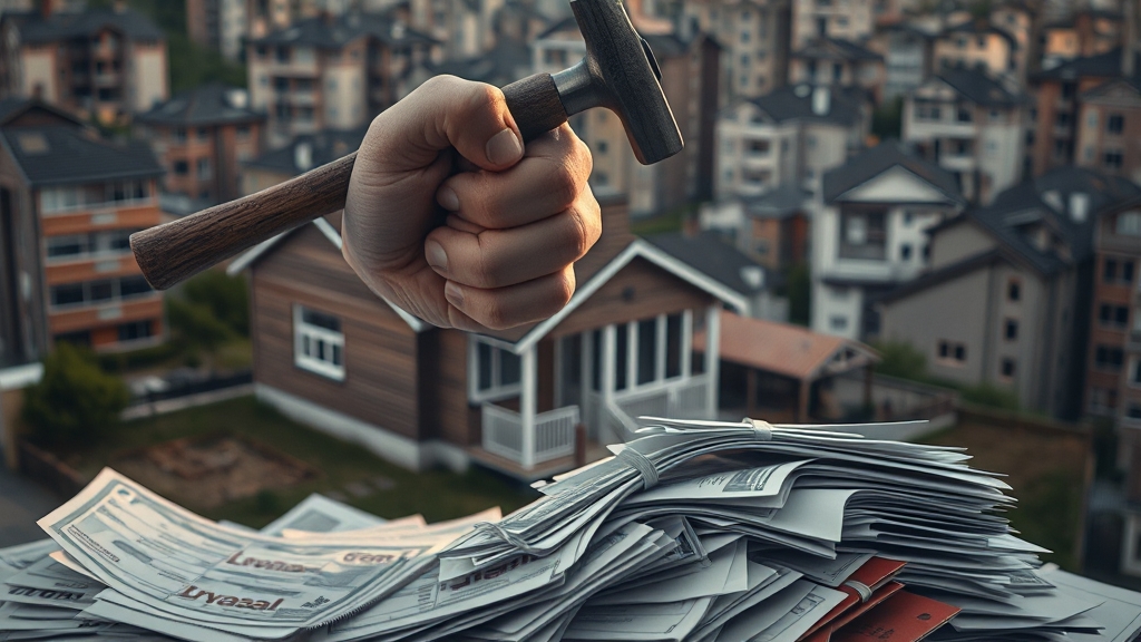 단독주택 후순위/추가 대출 고려사항 (realistic 스타일)