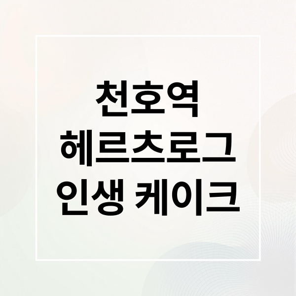 천호역
헤르츠로그
인생 케이크 (천호역 헤르츠로그 케이크 맛집)