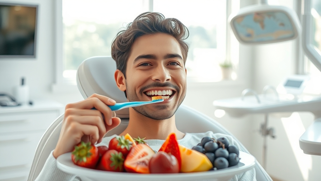 치아 건강, 이렇게 관리하세요! (realistic 스타일)