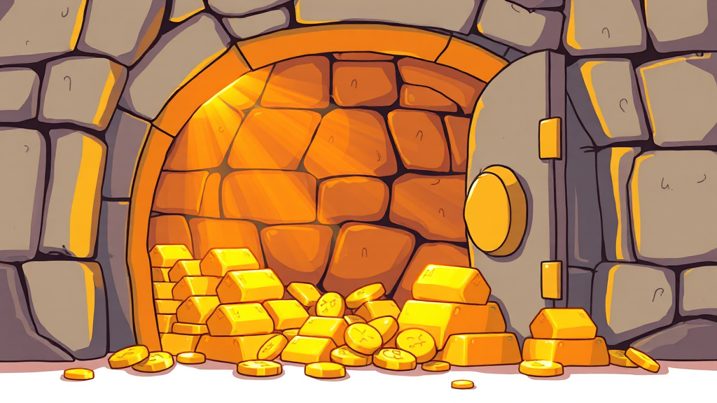 경제 위기 대비, 금 투자가 답일까? (cartoon 스타일)