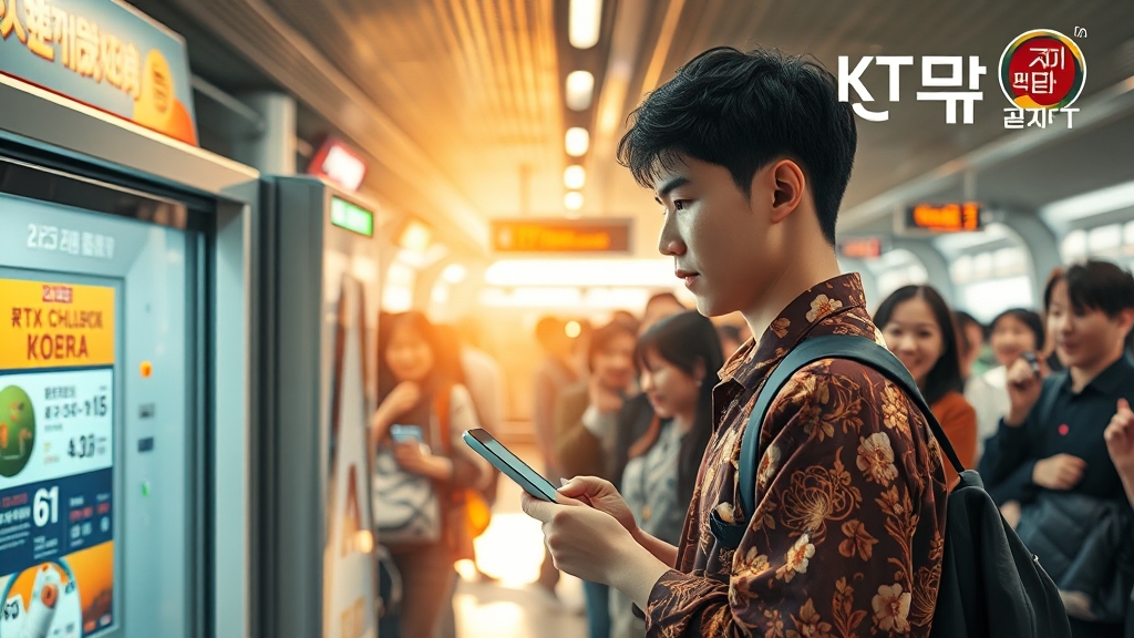 KTX/SRT 예매 방법 (realistic 스타일)