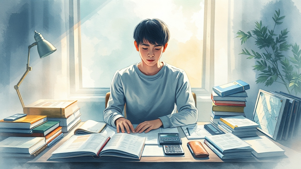 D-100 학습 전략: 실전 중심으로 (watercolor 스타일)