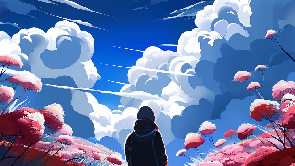 진달래 군락지 인생 사진 스폿: 잊지 못할 추억 만들기 (illustration 스타일)