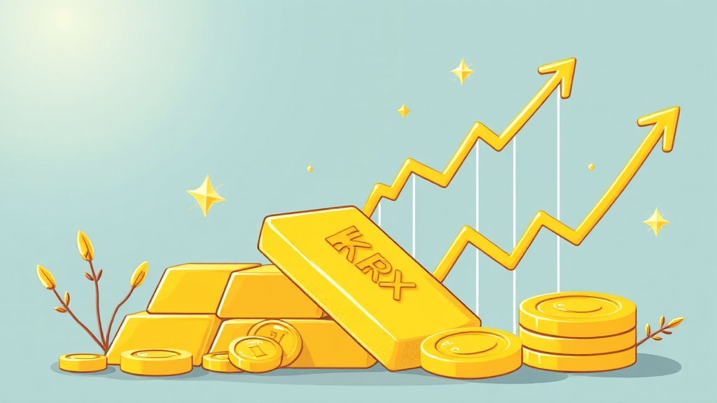 왜 KRX 금 투자를 해야 할까요? (illustration 스타일)