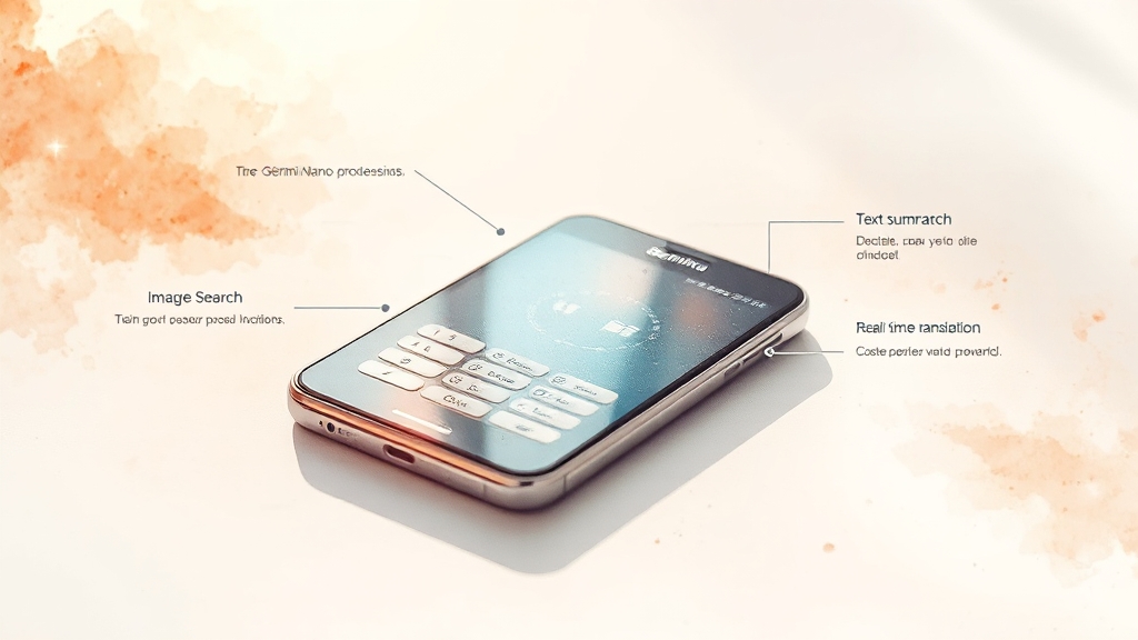 주요 기능: 문자 요약, 이미지 검색 (watercolor 스타일)