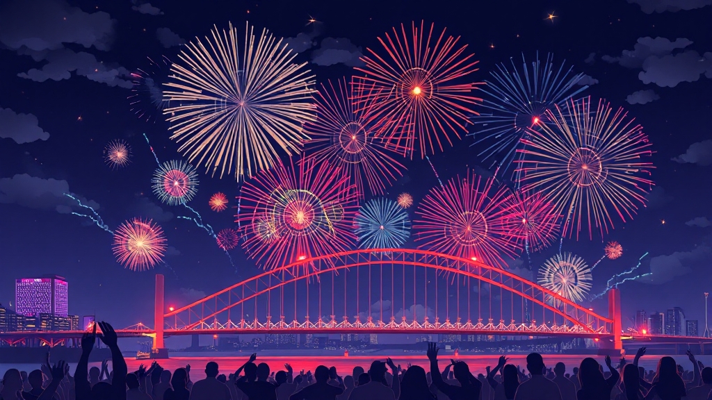 최고의 불꽃 명당 (illustration 스타일)