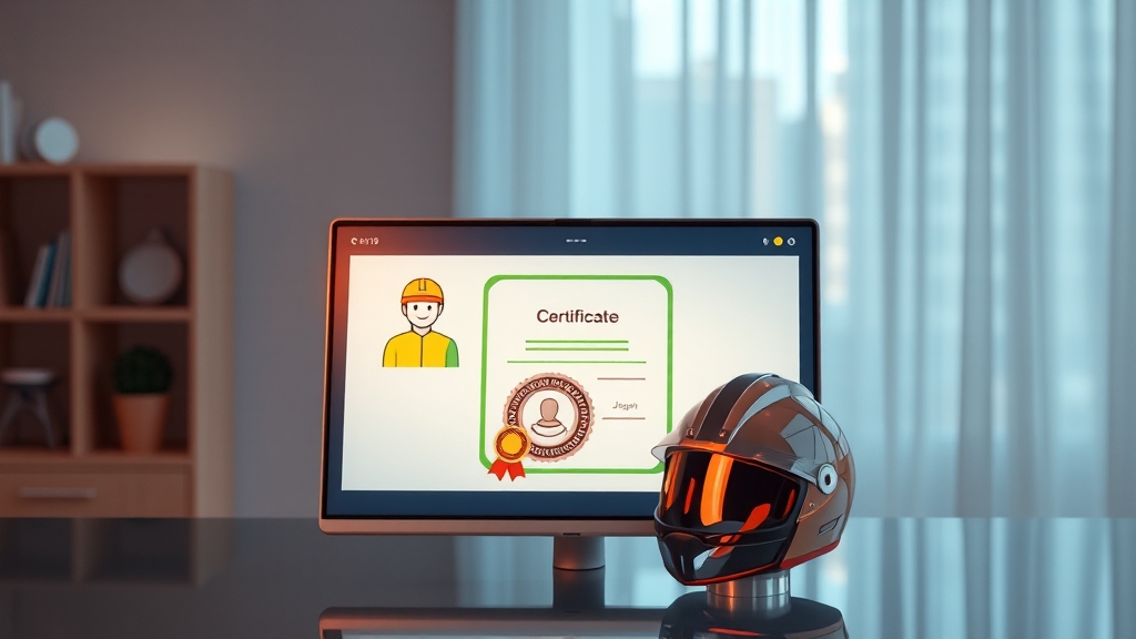 온라인 교육, 어떻게 신청하나요? (realistic 스타일)