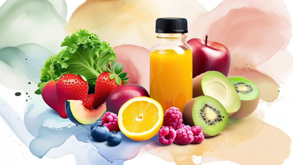 다이어트 보조제 관련 Q&A 및 전문가 상담 (watercolor 스타일)