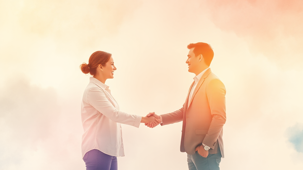 최저임금 결정 과정 (watercolor 스타일)