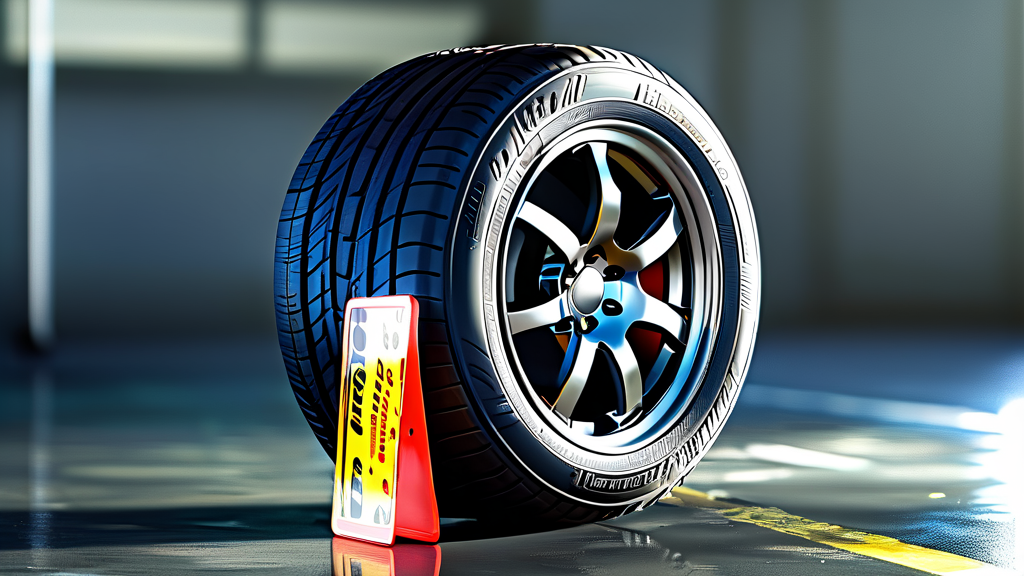 내 타이어, 얼마나 남았지? 마모도 확인법 (realistic 스타일)