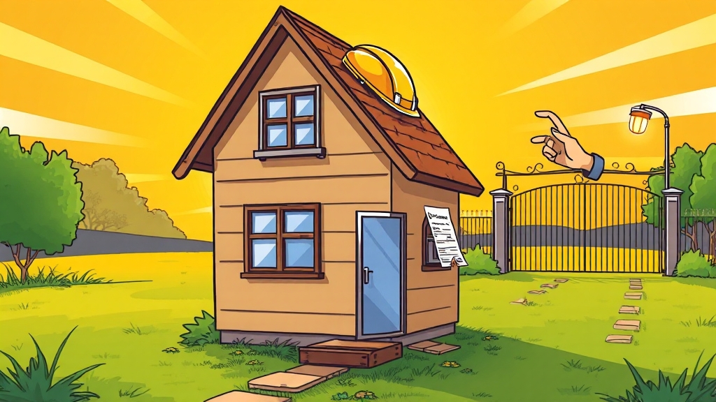 안전한 전세 계약을 위해 (cartoon 스타일)