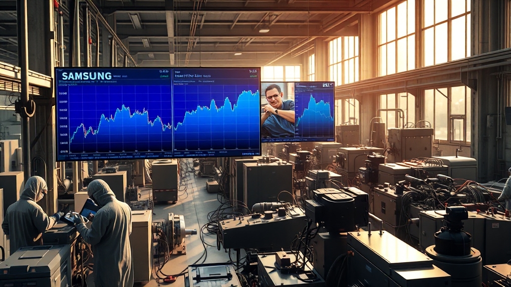 기업별 영향 분석 (삼성, SK하이닉스 등) (realistic 스타일)