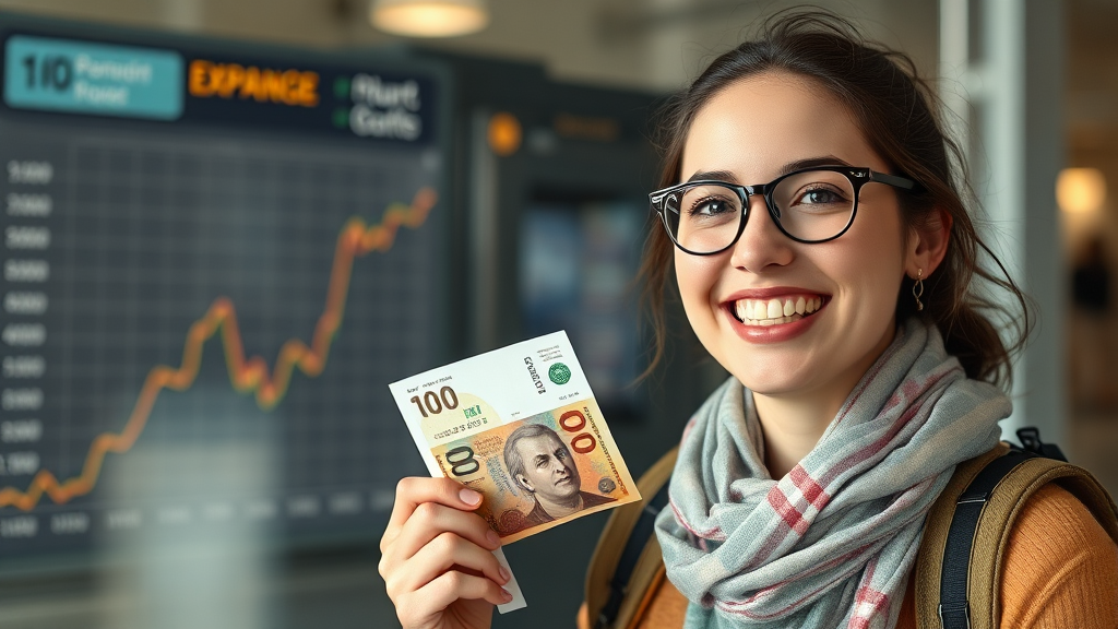 환율 활용 꿀팁 & 주의사항 (realistic 스타일)