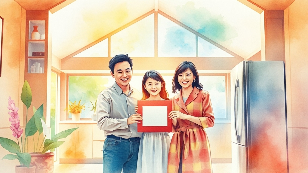 으뜸효율 가전 환급 사업이란? (watercolor 스타일)
